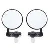 Motorcycle Mirrors 2Pcs Motorcycle Mirror Aluminum Black 22Mm Handle Bar End Rearview Side Mirrors Motor Accessories Drop Delivery 20 Dh4G6