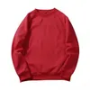 Men's Hoodies Sweatshirts Autumn Solid Color Top Fleece Sweater Pullover for Male Sweatshirt 2022 Brand G221011