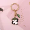 Keychains Dragon Boat Festival cute cartoon panda zongzi key chain personality creativity student schoolbag car pendant small gift