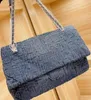 Customize the sole designer bags Exclusivedenim high-capacity fashion shopping bag Plain Patchwork Whole handbags 2023