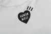 Erkek Hoodies Sweatshirts İnsan Yapımı Erkekler Kadınlar En İyi Versiyon Kalp Baskı Crewne Büyük Boy Hoodie UQ9J