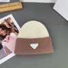 Women Designer Bonnet Beanie Hats Caps Mens Fashion Beanies Baseball Cap Winter Triangle Knitted Hat Unisex Classic Letter Hats 2210132D