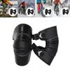 Motorcykel rustning 2st Vinter kn￤skydd leggings Motocross Shin Guards for Mountain Bikes Fall