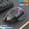 Topi Wireless Gaming Mouse Bluetooth 2,4G Computer ergonomico silenzioso ricaricabile 4000DPI per tablet MacBook Laptop Office T221018