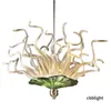 Turkish Luxury Art Flower Lampes ce Ul Certificat Handmade Blown Verre lustre Light Assexes suspendues Plafond de vitrine intérieure décorative LR279