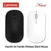 الفئران الأحدث Lenovo Xiaoxin Air Handle Wireless Mouse 4000DPI 2.4 جيجا هرتز الماوس الصامت الصامت 10M مسافة العمل لدفتر T221012