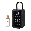Deursloten Smart Key Lock Box Tuya Ttlock -app Wifi Fechadura Eletronica Waterdichte wandbevestiging Vingerafdruk Door Beveiliging Airbnb Lockbo OT5WQ