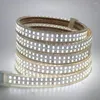 Remsor Ultra Bright 5730 LED Strip Light 110V 220V 240LEDS/M flexibel diodband IP67 Vattentäta lampor med switch utomhus