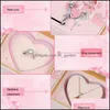 Jewelry Pouches Bags Jewelry Pouches Bags Romantic Gift Box Derjewellery Organizer Wedding Valentine Day Surprise Case Brit22 Drop Dhe9W