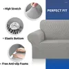 Stoelhoezen 1/2/3/4 zitter Jacquard Sofa Cover voor woonkamer Dikke elastische stretch Polar fleece L -vormige hoek fauteuil Couch Slipcovers