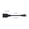 V￤rd USB -kabel Micro Mini 5Pin T Type Interface OTG Adapter 11cm f￶r surfplatta PC Mobiltelefon MP4 MP5