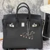 Autumn Designer Bag och Winter Cowhide Swift BK25 Pendlar Portable One Shoulder Messenger Leather Womens