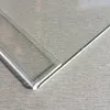 2溶接l形状の透明なアクリルプラスチックサインディスプレイペーパーラベルカード価格タグホルダースタンド水平T2mm中央20pcs