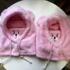 Unisex Kids Cartoon Hats And Baby Girl Boy Cap Set Child Winter Earmuffs Hat Scarf Warm Suit5485928