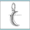 Urok bransolety 925 Sterling Sier Powodzenia Horseshoe Angel Wing Księżyc Drzewo genealogi