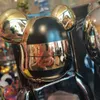 Novità Giochi Bearbrick Daft Punk 400% 28cm Joint Bright Face Violence Bear 3d Bearbrick Ornamento originale Gloomy Bear Statue Modello Decorazione T221013