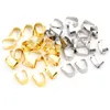 MakingJewelry & Components 100pcs Stainless Steel Gold Plated Pendant Pinch Bail Clasps Necklace Hooks Clips Connector DIY Jewelry ...