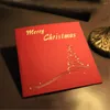 グリーティングカード3Dクリスマスカードデコレーションツリーグリーティングホリデークリスマスイヤーベビーギフト手作り