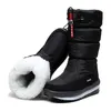 Boot Snow Platform Zimowe Grube Pluszowe Wodoodporne Antypoślizgowe Modne Buty Ciepłe Futro Botas mujer 221012