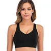 Roupa de ioga Sport Bra Bra Mulheres acolchoadas Push Up Fitness Treino de ginástica à prova de choque Gym Top Active Wear Running Running