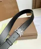 2023 Designerbälten Kvinnor Bälten bredd flera färger Metall Buckle Business Style Belt Fashion Casual Temperament mångsidigt Material Läder Mäns bälten bra trevligt