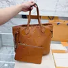 Luxe Ontwerpers Tassen Dames Totes schoudertas Alfabet Bloemontwerp Grote capaciteit Messenger bags Klassieke stijl handtas Dame handtassen portemonnee portemonnee erg leuk