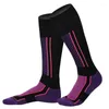 Spor çorapları termal kayak kalınlaştırıcı pamuklu açık bacak daha sıcak çoraplar est