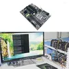 Motherboards BTC B250 Mining Motherboard 12 PCIE Graphics Slot LGA 1151 DDR4 RAM SATA3.0 USB3.0 Equipped With G3930/G3900 CPU Fan