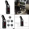 Kit de voiture Bluetooth Transmetteur Fm Bluetooth BC06 Récepteur intégré Radio Adaptateur stéréo Lecteur MP3 de voiture avec appel mains libres et double goutte Dhar6