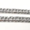 3Meter Lot Strong 9mm Close-knit Curb Link Chain Jewelry Findings Chain Stainless Steel Marking DIY Necklace Bracelet Clothing Bag Accessories