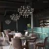 Lampadari Lampadario a led moderno in cristallo per soggiorno Sala da pranzo Illuminazione a soffitto Villa LOFT Arredamento cucina Lustro