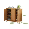 Clothing Storage Mutifunctional Wood Shoe Cabinet MutiLayer Modern Simple Household Living Room Doorway
