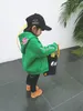 Jacken 2022 Kinder Mädchen Jungen Winter Mit Kapuze Pullover Mädchen Rose Stickerei Hoodies Mäntel Samt Kleidung