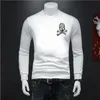 رجال هوديز رجال الشارع سترة سترة الخريف شتاء جديد رينستون تصميم الماس Pullover قميص قميص جولة الرقبة رجل الملابس M-5XL