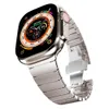 أشرطة Watchband الفاخرة لـ Apple Watch Ultra 49mm Link Bracelet 41mm 45mm 45mm 44mm 38mm 42mm 316l Stainless Steel Watchbands Iwatch Series 8 7 6 SE 5 4 3