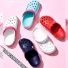 Summer Shoes Women Croc Clogs Casual Rainbow Garden Non-Slip Sandals Slip on Girl Fashion Slides Outdoor