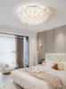 Pendant Lamps Creative Petal Bedroom Chandelier Modern Living Room Kitchen Island Ceiling Girl Children's Feather Lamp