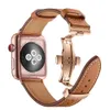 Ko l￤derremmar f￶r Apple Watch Ultra 49mm 8 Band 41mm 45mm 44mm 40mm Italy ￤kta fj￤rilsarmband Leathers Strap Iwatch 42mm 38mm Series 7 6 5 SE 4 3