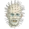 Party Masken Hellraiser Pinhead Horror Carnival Mascaras Head Nail Man Film Cosplay Halloween Latex Scary SPOOod Requisiten 221012