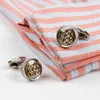 Cuff Liens pour les hommes Business Rectest Classic Modèle Français Digne Forme Shirt Sleeve Bouton Bouteau vers le manchette