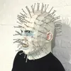 Party Masks Hellraiser Pinhead Horror Carnival Mascaras Head Nail Man Movie Cosplay Halloween Latex Scary Spoof Props 2210123768207