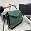 Bolsas de ombro CASSANDRA BOLSA DE COURO COM ALÇA SUPERIOR Bolsa feminina de grife