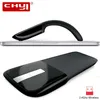 Mice CHYI Bluetooth Mouse Foldable Arc Touch Mause Wireless Ultra Thin Mice USB Ergonomic Gaming Mouse 1200DPI For Macbook Laptop PC T221012