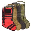 Chaussettes pour hommes Tactique Mol Chaussettes de Noël Sacs de Sacs de rangement pratiques Combat militaire Chasse Chaussettes de Noël Sacs cadeaux 1013H22