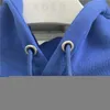 Men's Hoodies Sweatshirts Blue Trapstar Hoodie Men Women 1 1 Top Version Towel Embroidered Pullover Cloes G221011