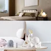 Tafellampen origami herten lamp Noordelijke woning decor hars staand bureau licht voor slaapkamer bedmoderne moderne led armaturen armatuur