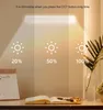 Thin LED Closet Light 30cm 3 Color in One 41Led Dimmable USB Rechargeable Motion Sensor Magnetic Under Cabinet Lights