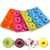 Silicone Donut Pan 6 Cavidade Donuts Moldes de assader