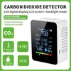 In 1 Air Quality Monitor CO2 Meter Digital Temperature Humidity Tester Carbon Dioxide TVOC HCHO Detector