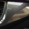 Naklejki samochodowe 10x152cm 5D Wysoki błyszczący winylowy film z włókna węglowego Stylowe Stylowe Akcesoria motocyklowe Dostawa wnętrza 2022 MOBI DHOBX